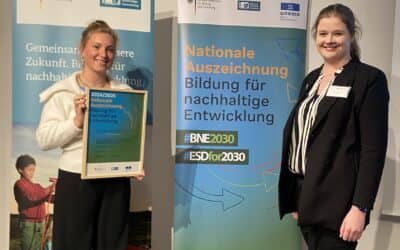 Besonderer Einsatz für „Bildung für nachhaltige Entwicklung“ und Umsetzung der Agenda 2030