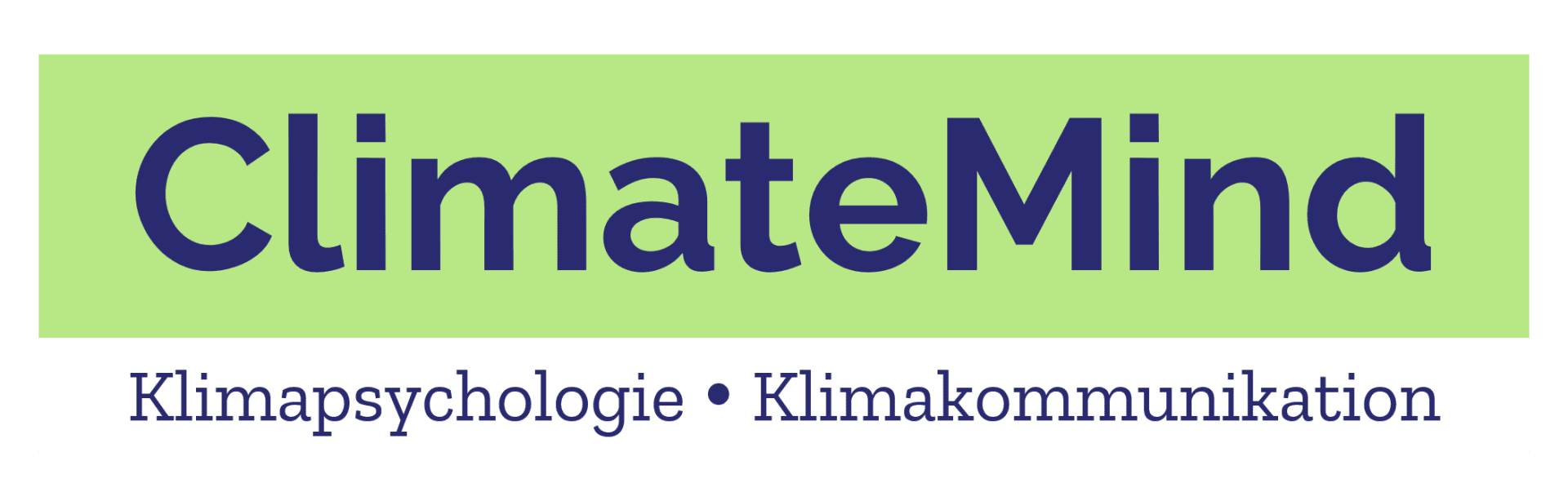 Logo ClimateMind mit dem Untertitel "Klimapsychologie - Klimakommunikation", Mitglied von BAUM, dem Verein für nachhaltiges Wirtschaften