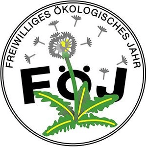 Logo FÖJ Freiwilliges ökologisches Jahr. Der nachhaltige Unternehmensverband BAUM bietet mehrere FÖJ Stellen an.