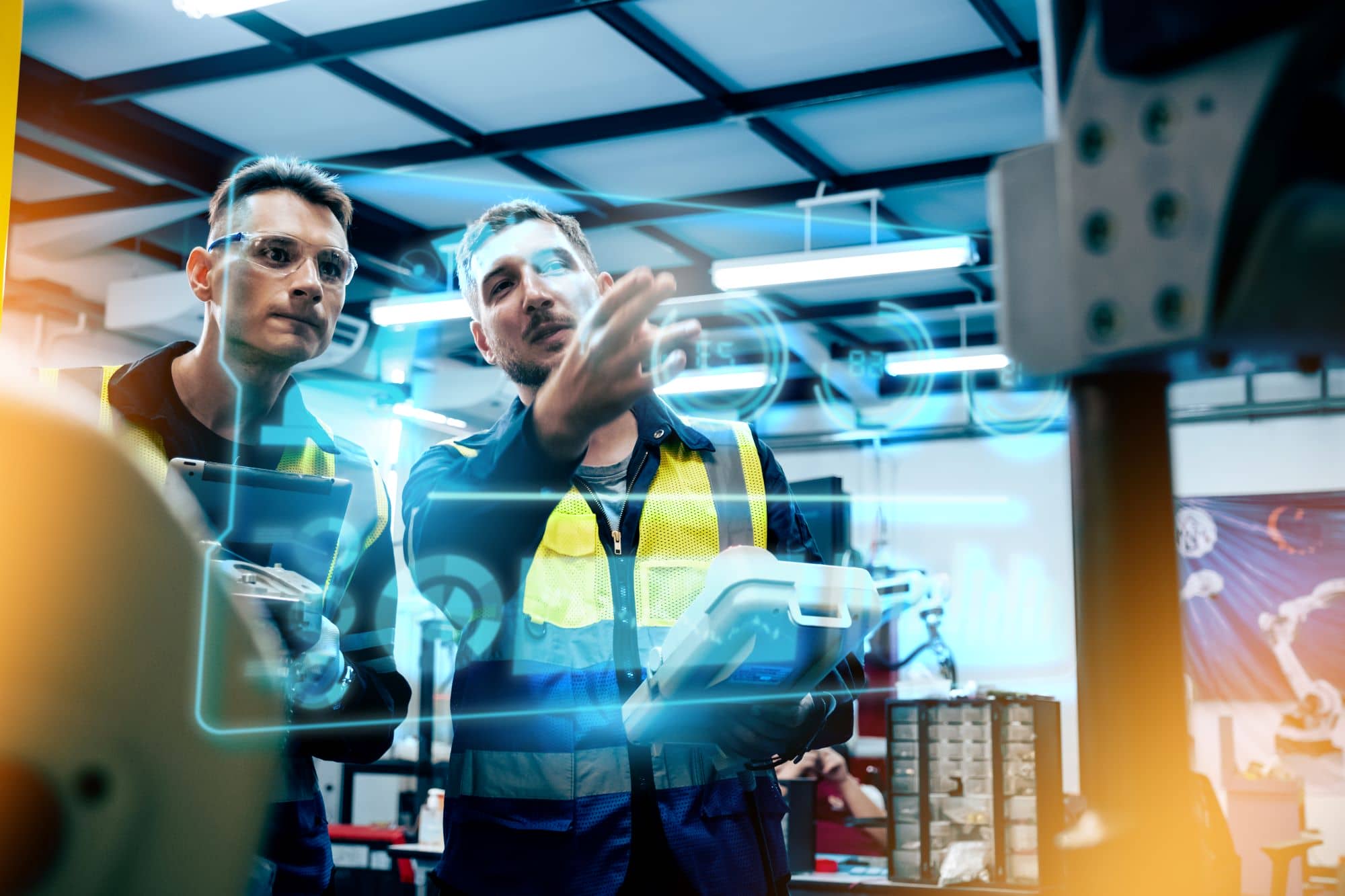 Ingenieurtraining mit Roboterarm