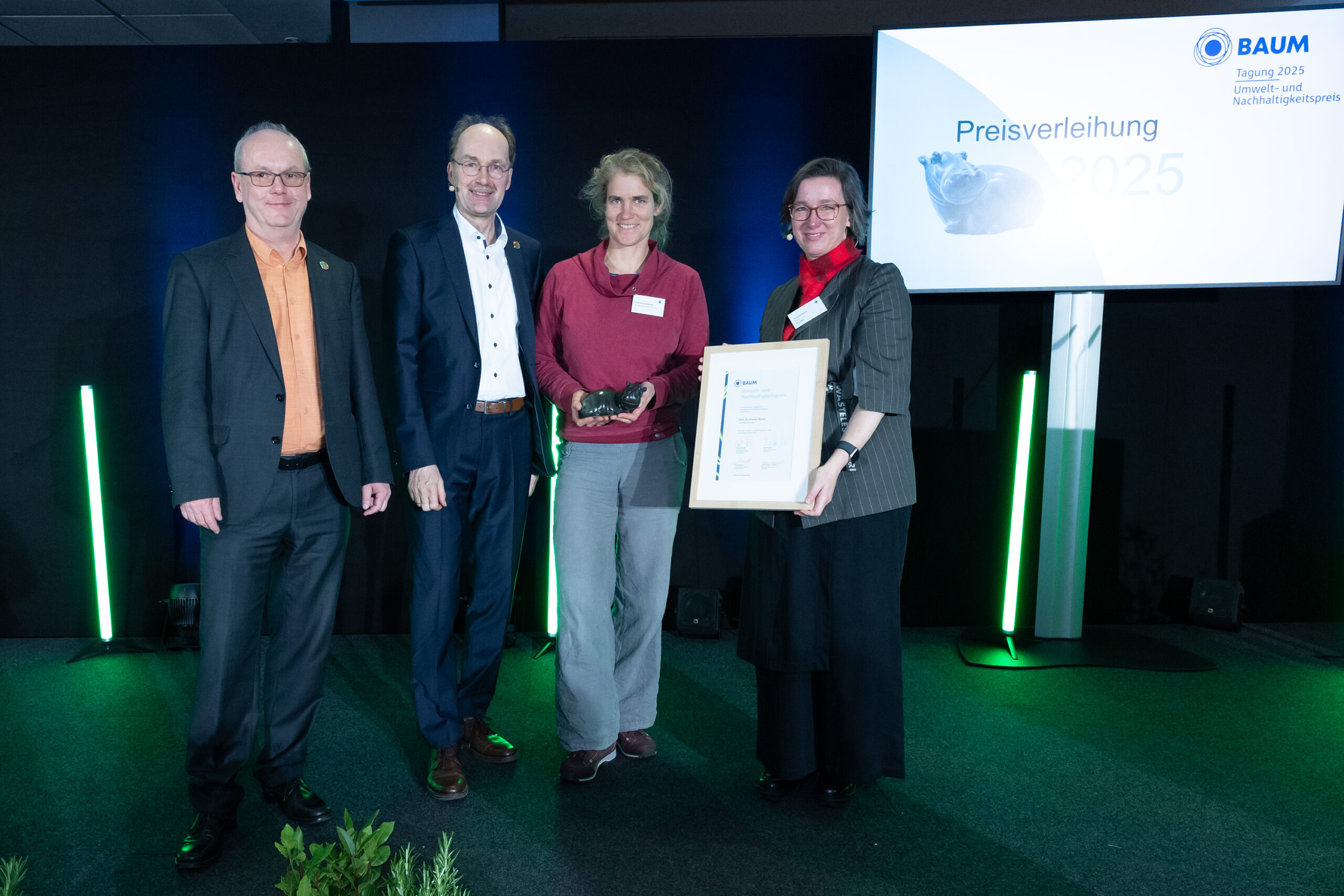 Verleihung des BAUM-Preises 2025 an Prof. Dr. Frauke Wiese