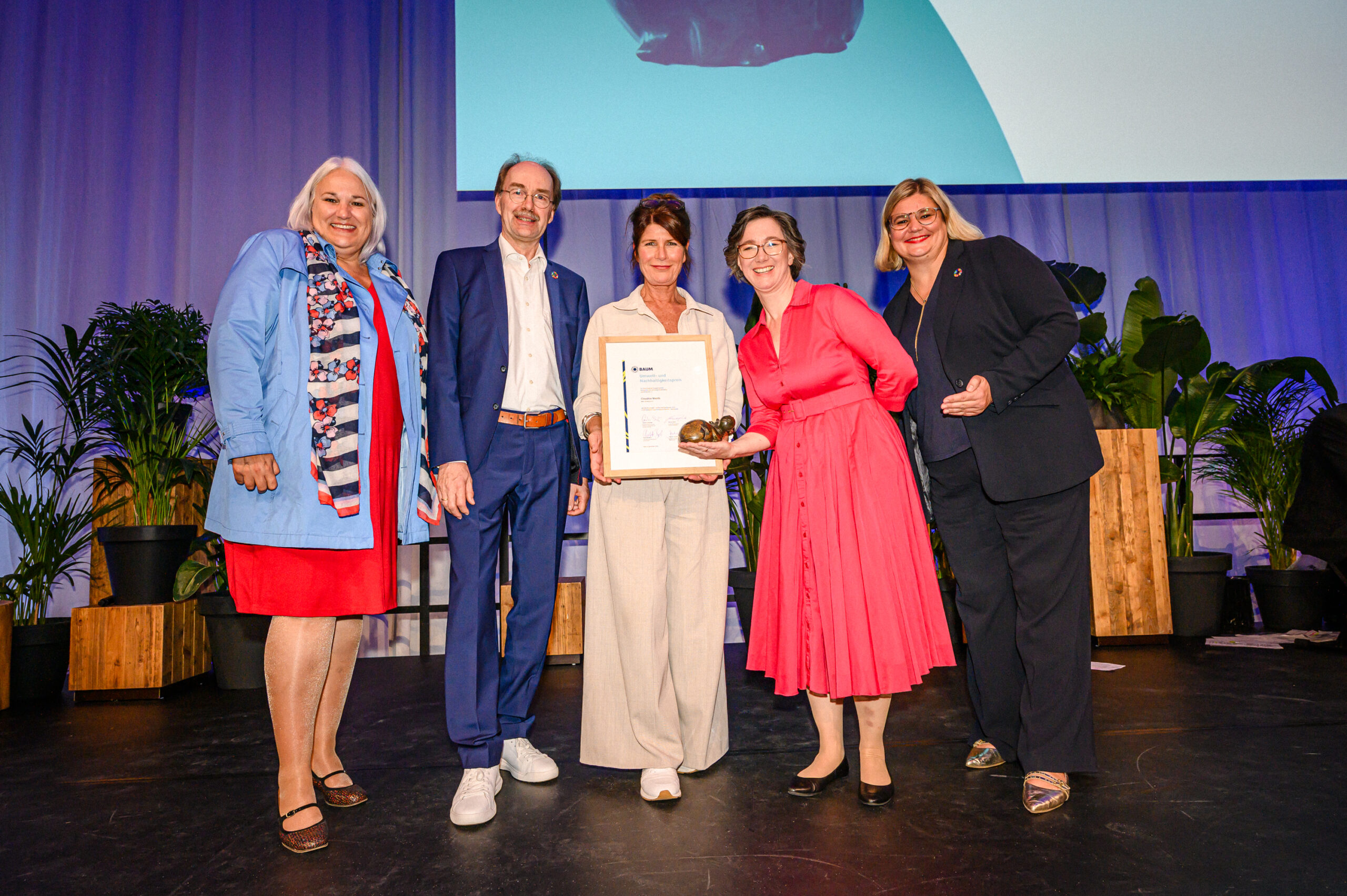 BAUM-Preis an Claudine Nierth